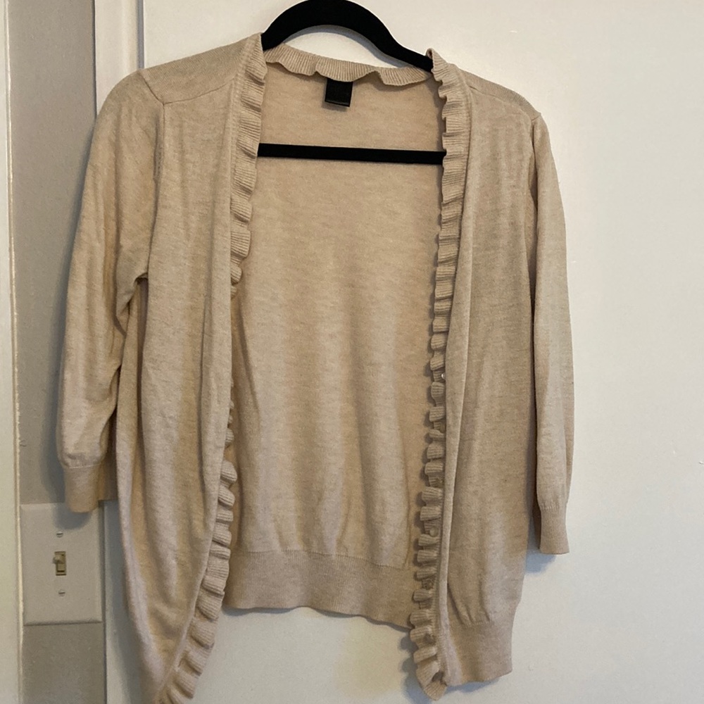 Ann Taylor Cream Color Cardigan